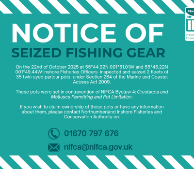 Read more about Notice of Seized Fishing Gear