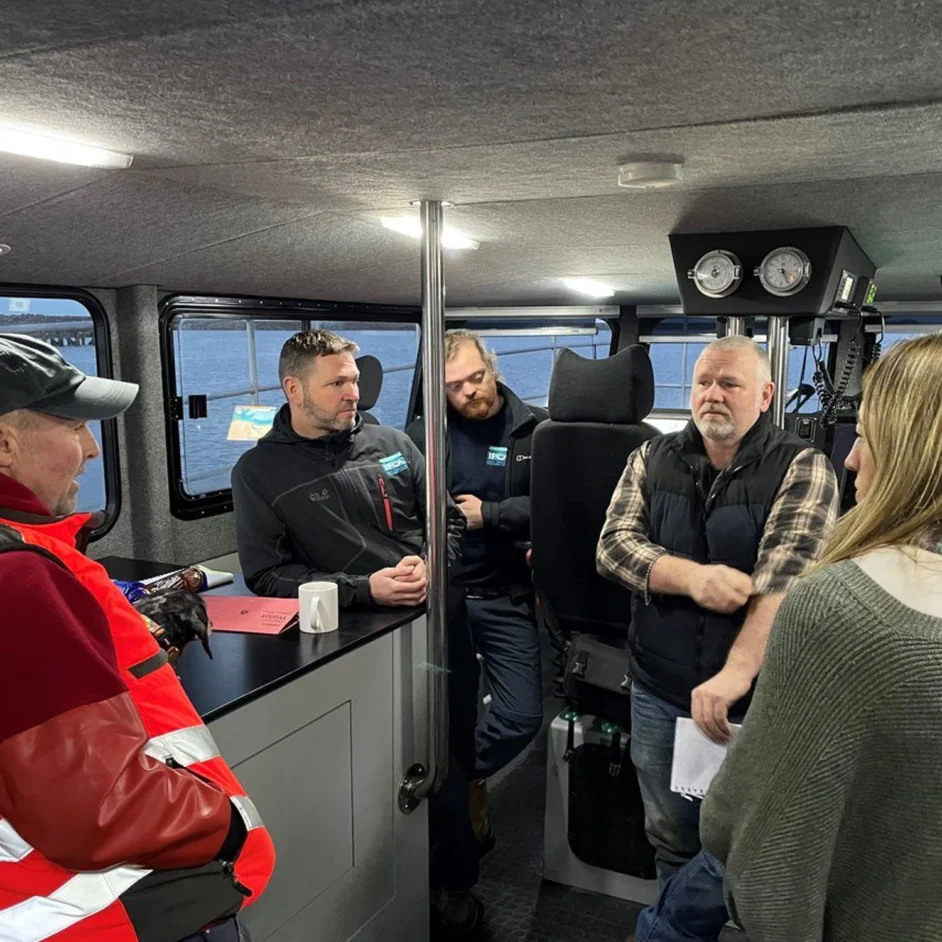 Fishers Forum taking place on NIFCA vessel.