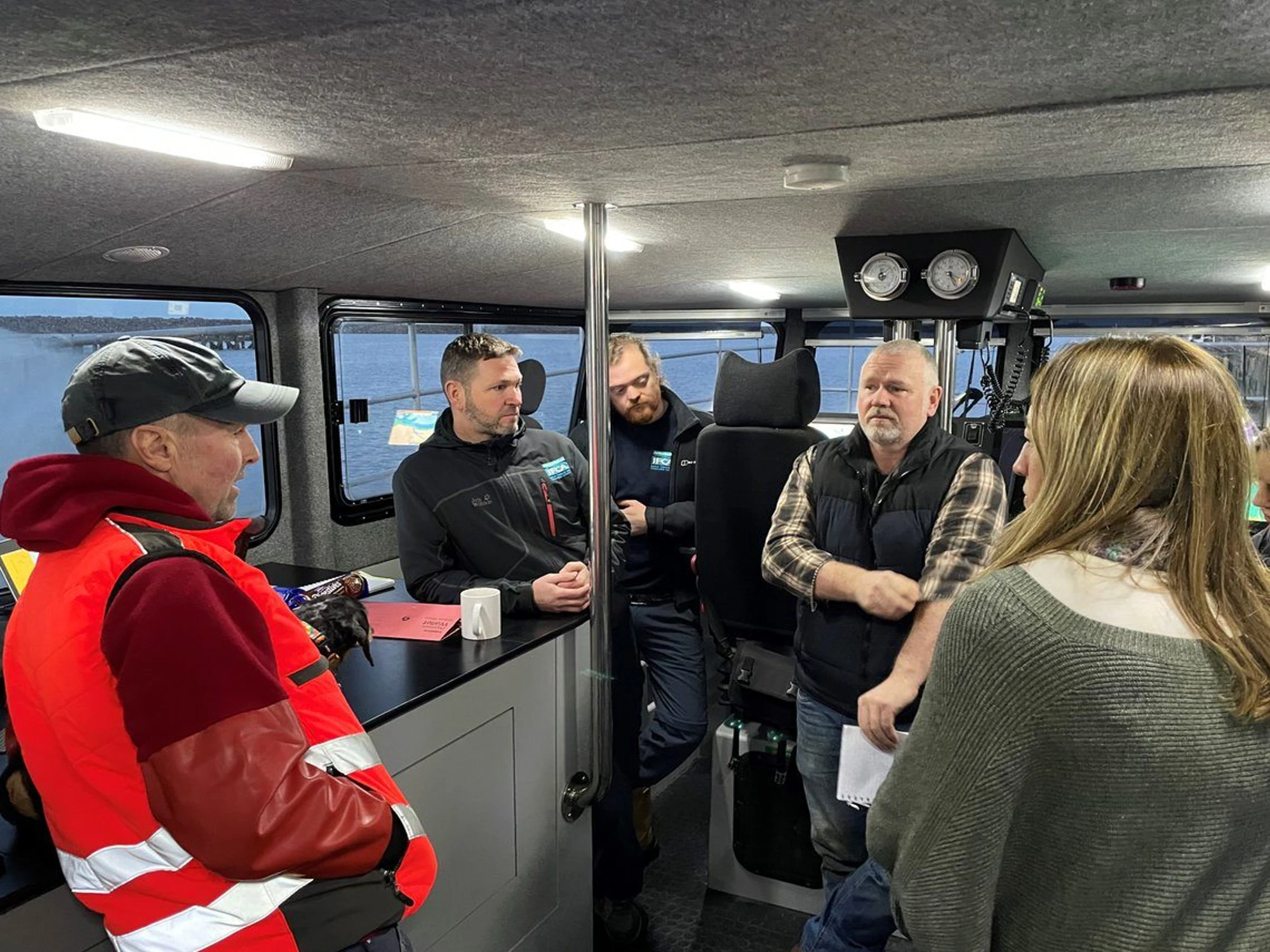Fishers Forum taking place on NIFCA vessel.
